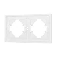 Изображение Рамка пластиковая FRM-TENDO-SFPL-2-WH (Arlight, Белый soft-touch)