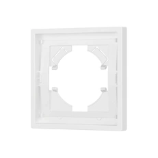 Изображение Рамка пластиковая FRM-TENDO-PL-1-WH (Arlight, Белый матовый)